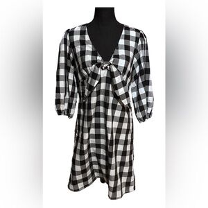 Tyler Boe Monica Buffalo Plaid Dress Size 6